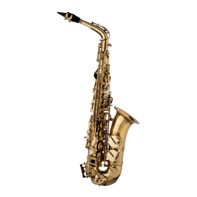 Levante LV-AS4105 Eb alto saxophone, hand-engraved bell, with soft case