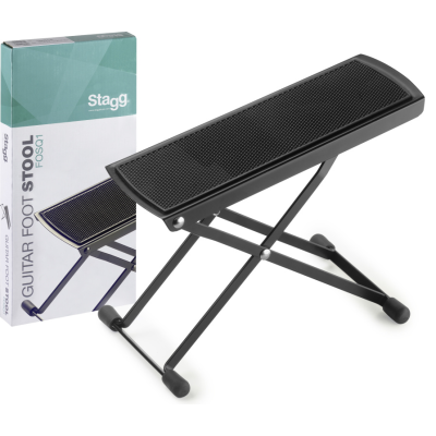 Stagg FOSQ1 Metal guitar foot stool, foldable, Q series
