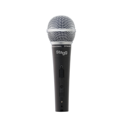 Stagg SDM50 Microphone dynamique cardioïde, modèle professionnel, cellule DC78