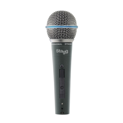 Stagg SDM60 Microphone dynamique cardioïde, modèle professionnel, cellule DC164