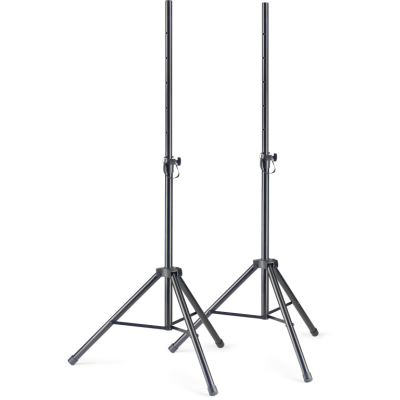 Stagg SPSQ10 SET Q series steel speaker stand pair with folding legs