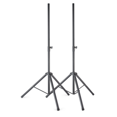 Stagg SPS-0620 BK SET Metal speaker stand pair with folding legs