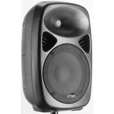 Stagg KMS10-0 10” 2-way active speaker, analog, class A/B, Bluetooth® wireless technology, 120 watts peak power