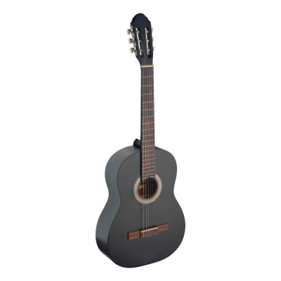 Stagg C440 M BLK 4/4 black classical guitar with linden top