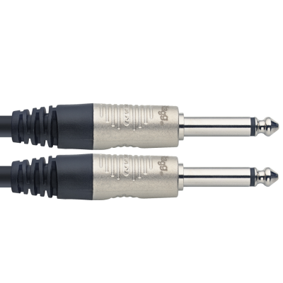 Stagg NSP1,5PP15R Speaker cable, jack/jack (m/m), 1.5 m (5')