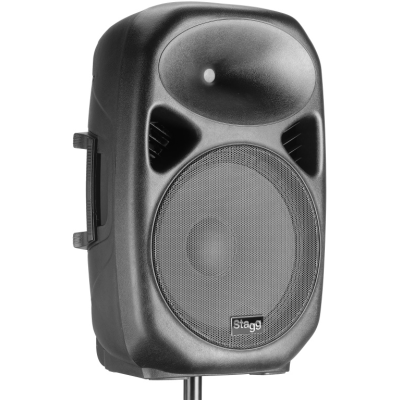 Stagg KMS15-0 15” 2-way active speaker, analog, class A/B, Bluetooth® wireless technology, 200 watts peak power
