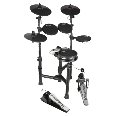 Carlsbro CSD131M Ultra compact electronic drum kit, with 5 drums, 3 cymbals, hi-hat and bass pedal