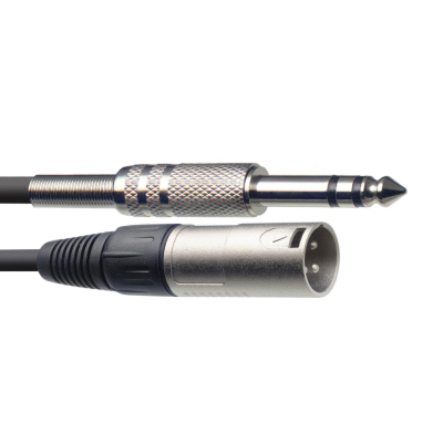 Stagg SAC3PSXM DL Audio cable, XLR/jack (m/m), 3 m (10'), symmetric