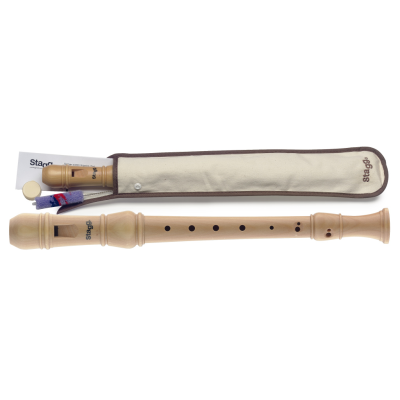 Stagg REC3-GER/WD Soprano recorder, German fingering, Maple wood