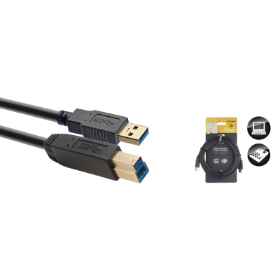 Stagg NCC3U3AU3B N-Serie USB 3.0 Kabel