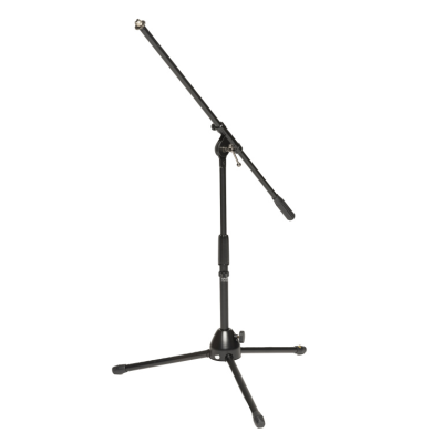 Stagg MIS-0804BK Low profile 2-section microphone stand with folding legs