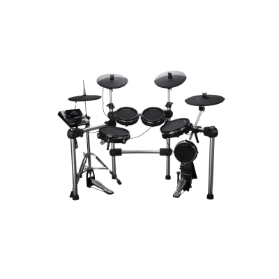 Carlsbro CSD601 Elektronische drumset met gaasvellen, vijfdelig, drie bekkenpads en hihat