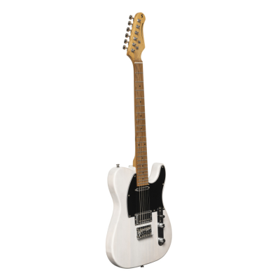 Stagg SET-PLUS WHB Vintage T-serie Plus elektrische gitaar, See-thru White