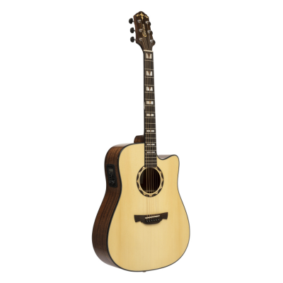 Crafter ABLE D620CE N Able Series 620 cutaway elektro-akoestische dreadnought met massief sparren bovenblad