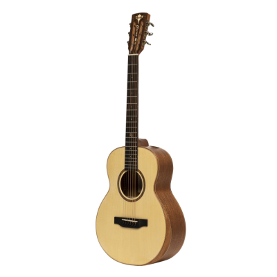 Crafter MINO MAHO LH Mino electro-acoustic guitar, short scale, solid spruce top, with cover, LH