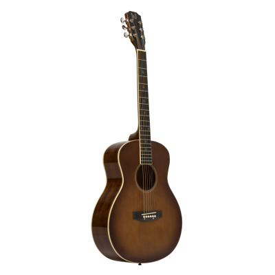 J.N. Guitars BES-A MINI DCB Acoustic travel guitar with solid spruce top, Bessie series