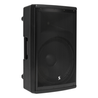 Stagg AS15 EU 15" 2-way active speaker, class AB, Bluetooth TWS Stereo pairing, 200 watts rated power