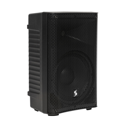 Stagg AS10B EU 10" 2-way active speaker, class D, Bluetooth TWS Stereo, UHF mic, 125 watts, battery powered