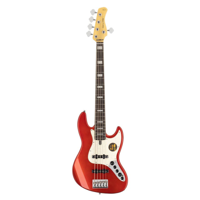 Sire Basses V7+ A5/BMR V7 2nd Gen Series Marcus Miller alder 5-string active bass guitar bright metallic red