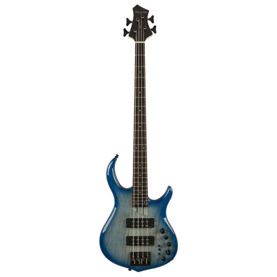 Sire Basses M5+ S4/TBL M5 Series Marcus Miller swamp ash 4-string active bass guitar transparent blue