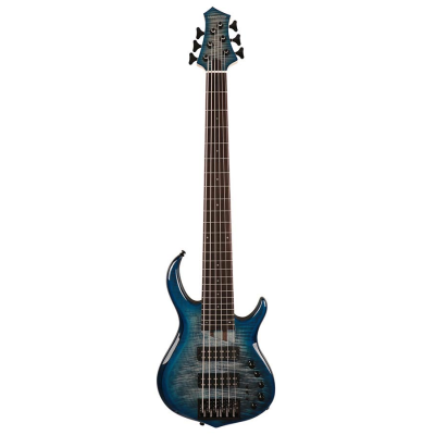 Sire Basses M7+ A6/TBL M7 2nd Gen Series Marcus Miller alder + solid maple 6-string bass guitar transparent blue