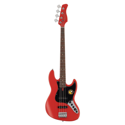 Sire Basses V3+ 4/RS V3 2nd Gen Series Marcus Miller 4-string active bass guitar satin red