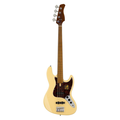 Sire Basses V5 A4F/VWH V5 Series Marcus Miller fretless alder 4-string passive bass guitar vintage white