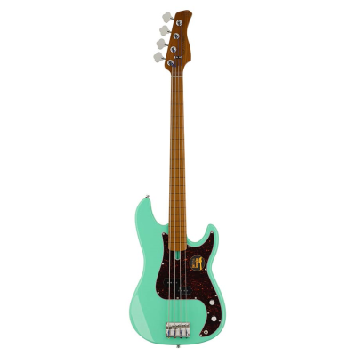 Sire Basses P5 A4F/MLG P5 Series Marcus Miller fretless alder 4-string passive bass guitar mild green