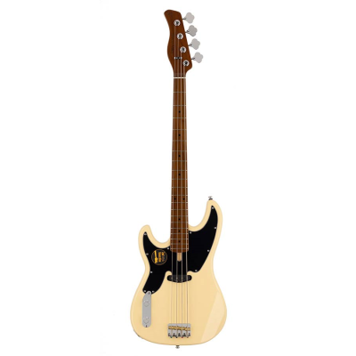 Sire Basses D5 A4L/VW D5 Series Marcus Miller Lefty aulne guitare basse passive 4 cordes vintage blanc