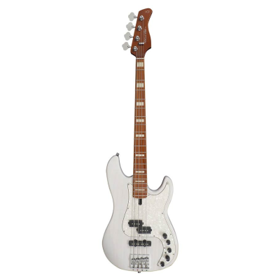 Sire Basses P8 S4/WB P8 Series Marcus Miller swamp ash 4-string active bass white blonde