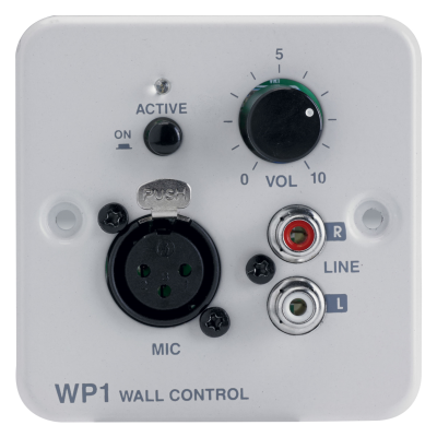 Audiophony PA WP-1 Aan de wand gemonteerde controller voor ZONEAMP4120 of PREZONE444