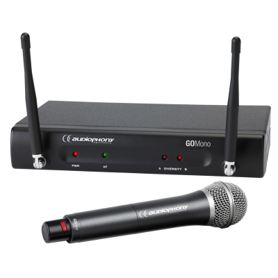 Audiophony Pack GO-Hand-F8 1 GOMono receiver + 1 GOHand handheld transmitter - 800MHz