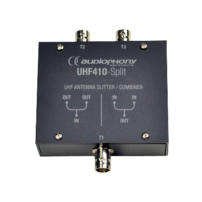 Audiophony UHF410-Split 2-in-1 IN/OUT Line splitter with BNC connector