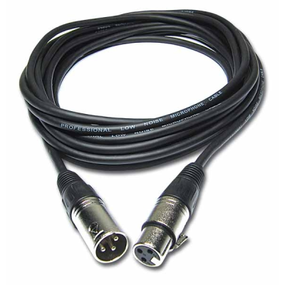 Hilec CM/XFXM-0.6 XLR female / XLR male microphone cable - 0.6m