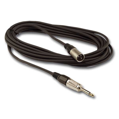 Hilec CM/XMJM-1,5 XLR male / Jack 6.35 mono male microphone cable - 1.5m