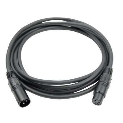 Hilec CDMX-1,5 DMX kabel XLR 3pin mannelijk / XLR 3pin vrouwelijk - 1.5m