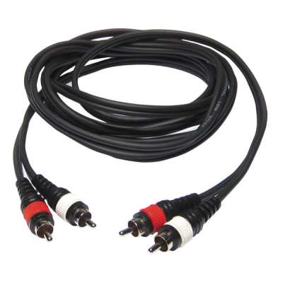 Hilec CL-24/1.5 2x 4mm - 2x Male RCA / 2x Male RCA Pro line cable - 1.5m