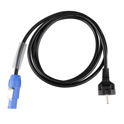 Hilec PC-2M Câble d'alimentation avec connecteurs shuko - Seetronic PowerCON compatible SAC3FCA, Longueur = 2m