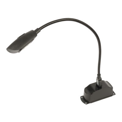 Hilec Snake16M COB LED flexibele lamp met magnetische basis en batterij - zwanenhals