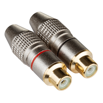 Hilec RCA female CABLE Female RCA connector for cable (2 pieces)