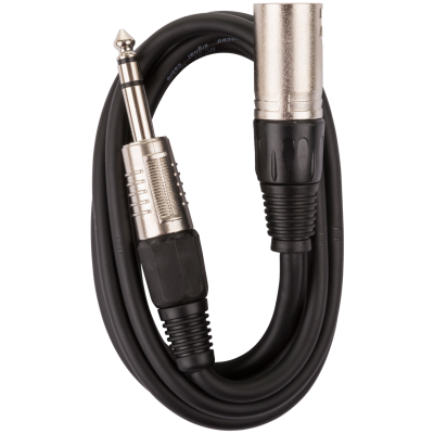 Hilec SJXM-1M5 Assembled cable signal, stereo Jack / 3pin XLR m - 1.5m