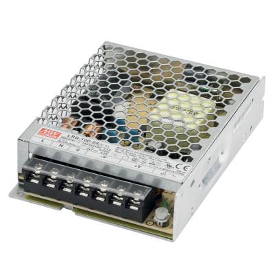 Contest LRS-100-24 Power Supply - 24VDC 100W max - IP20 - 2 outputs