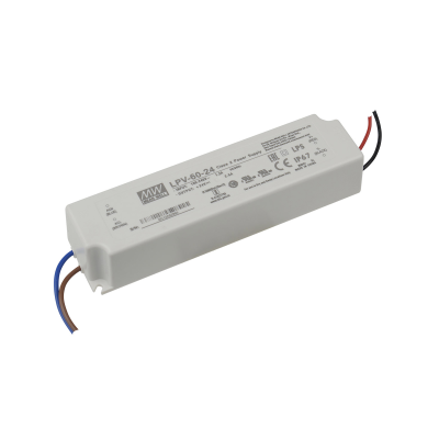 Contest LPV-60-24 Alimentation MEAN WELL 24V DC 60W max. - IP67 – 1 sortie