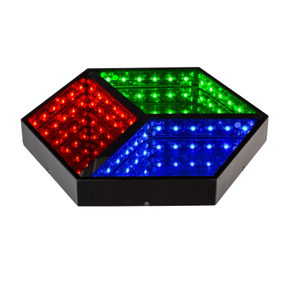JB Systems HEXAGON 3D Fantastic RGB 3D mirror effect for all kind of decorative purposes, the perfect eye catcher for pubs and shops!