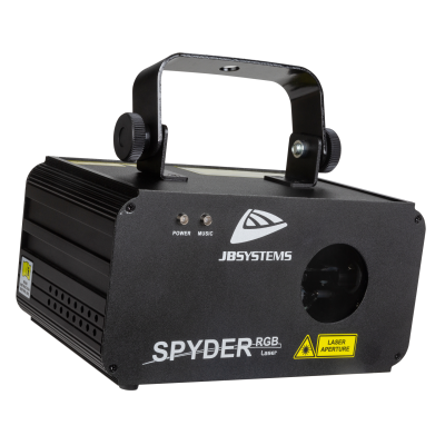 JB Systems SPYDER-RGB LASER Very attractive RGB-laser for DJ’s, pubs and discotheques