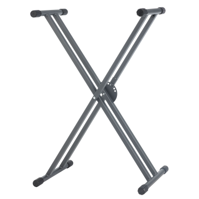 Hilec KB4 Keyboard stand with double crossbars - Magnesium series