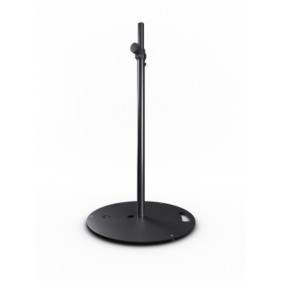 Hilec Stick-RB Speaker stand with heavy round base - Black