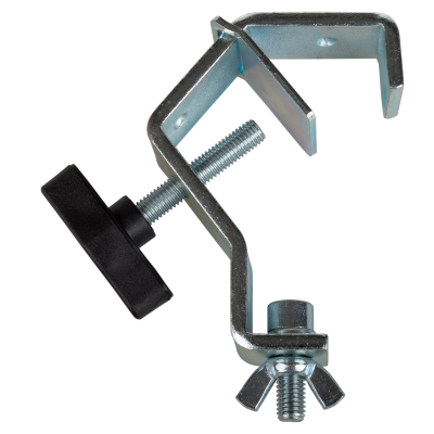 JB Systems CR50/LI Universal mounting hook made of galvanized steel with protection plate, silver color