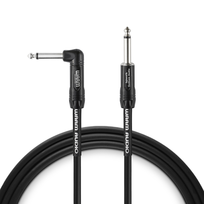 Warm Audio Pro Series - 1 End Rgt-Angle Instrument Cable 20' (6.1 m)