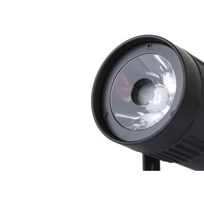 Briteq BEAMSPOT1-DMX FC Compacte, stijlvolle 15W RGBW-projector voorzien van een zeer smalle 4° lens.